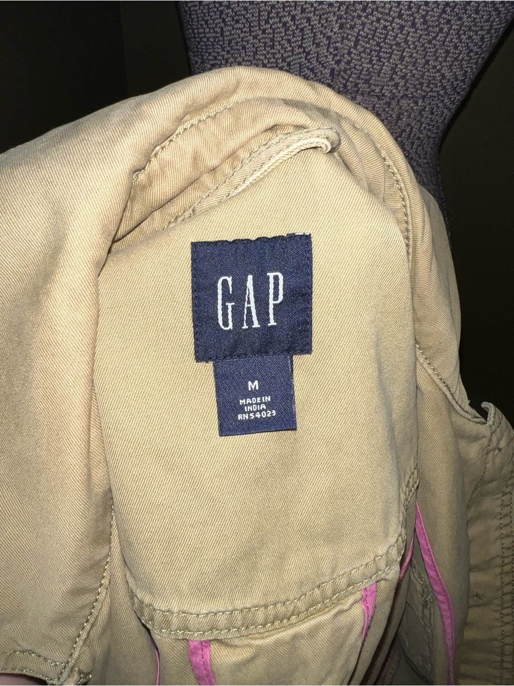 GAP Green/Khaki Utility Jacket with Flap Pockets - Picture 4 of 5